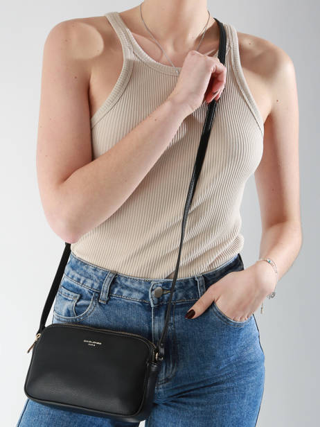 Cross Body Tas Alpes David jones Zwart alpes CM7335 ander zicht 1